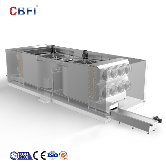 Double Sq\piral Quick Freezer